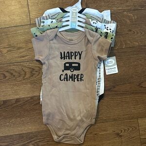 Happy Camper Baby Bodysuit Set (5)